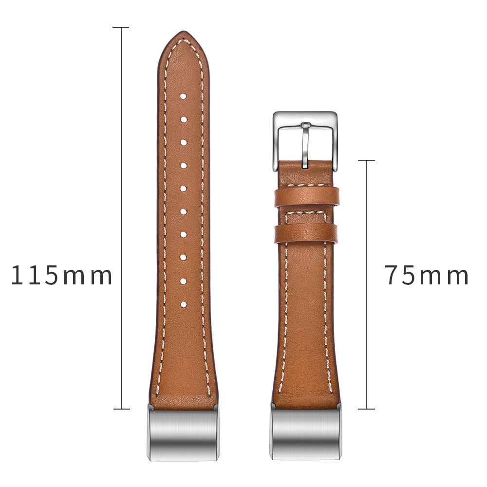 Nahkaranneke Fitbit Charge 2 Ruskea
