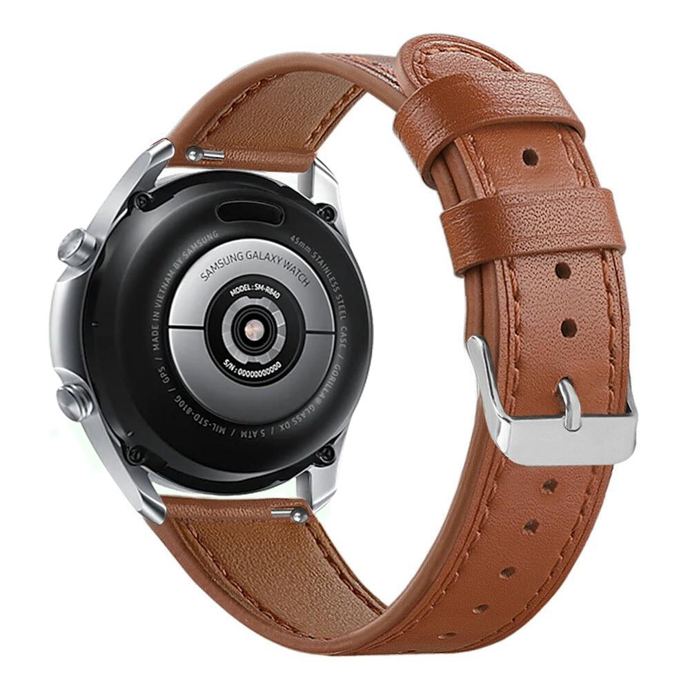 Nahkaranneke Samsung Galaxy Watch 3 41mm ruskea
