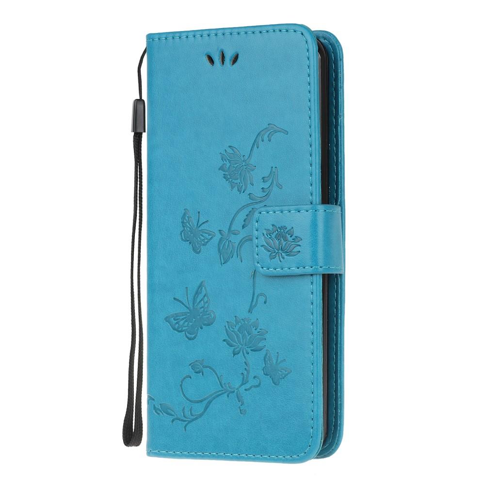 Nahkakotelo Perhonen Samsung Galaxy Xcover 5 Sininen