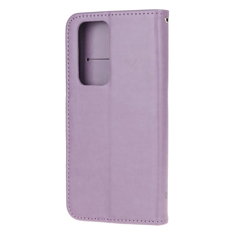 Nahkakotelo Perhonen Xiaomi Mi 10T/10T Pro Liila
