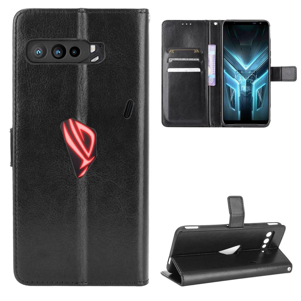 Asus ROG Phone 3 Nahkalompakko Musta