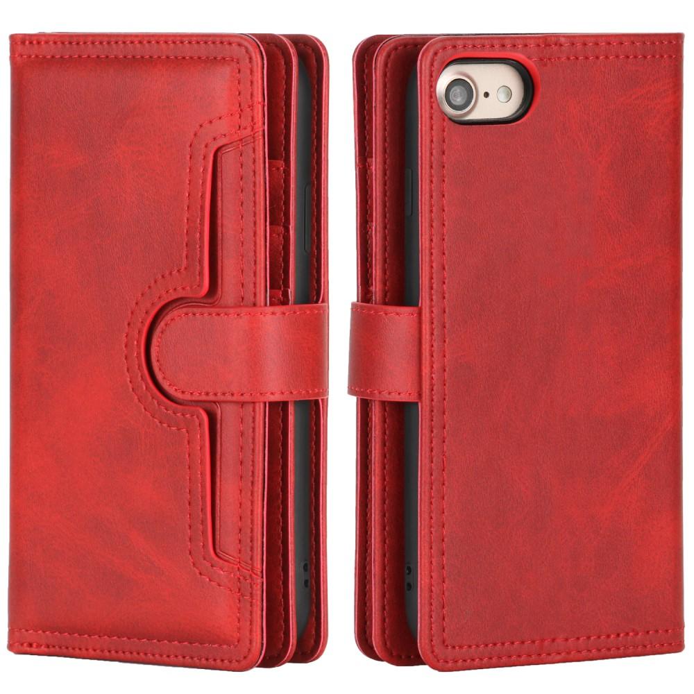 Suojakotelo Multi-slot iPhone SE (2022) punainen