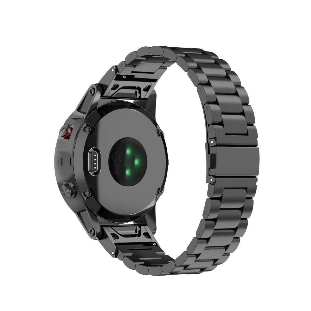 Metalliranneke Garmin Instinct 2 musta