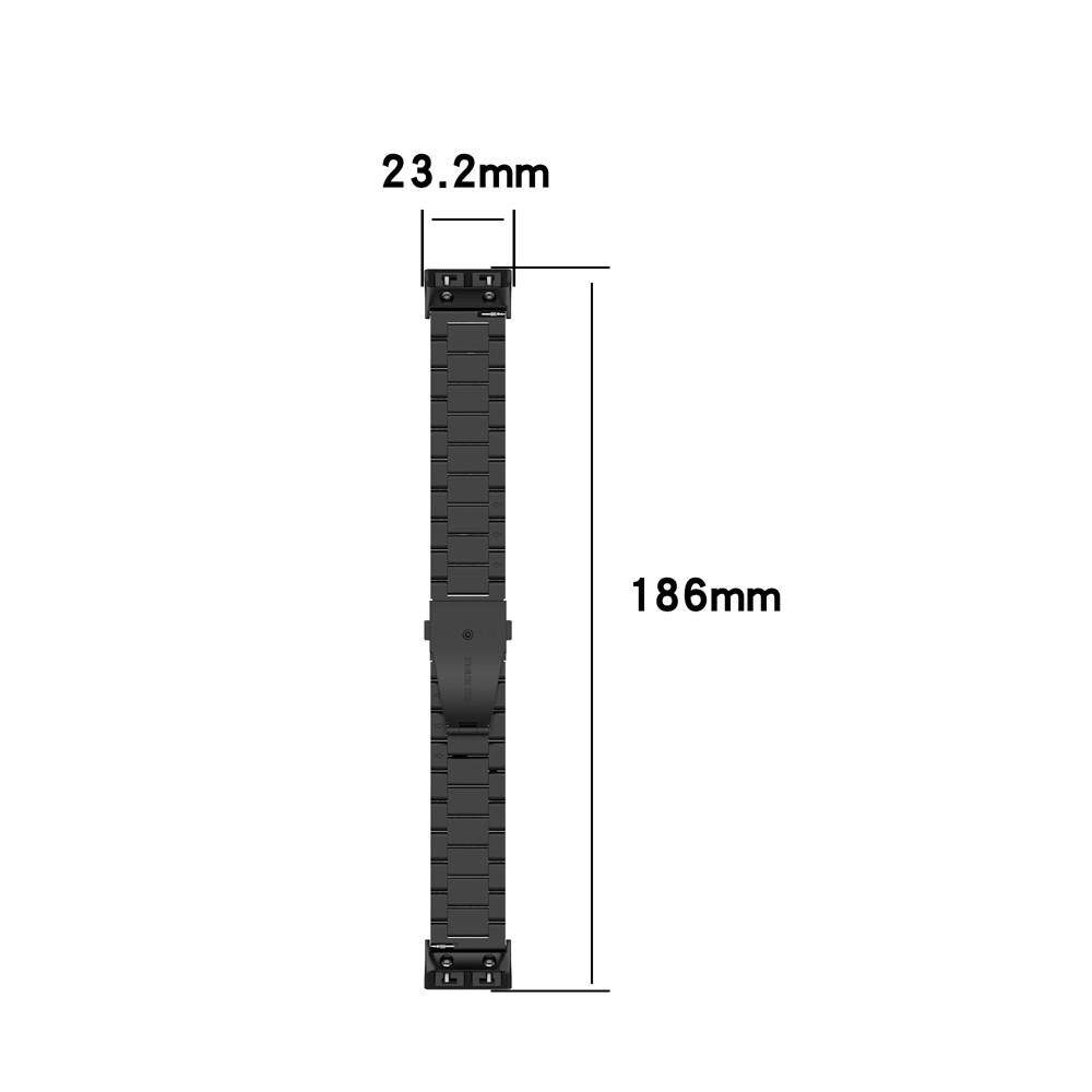 Metalliranneke Garmin Forerunner 35 Musta