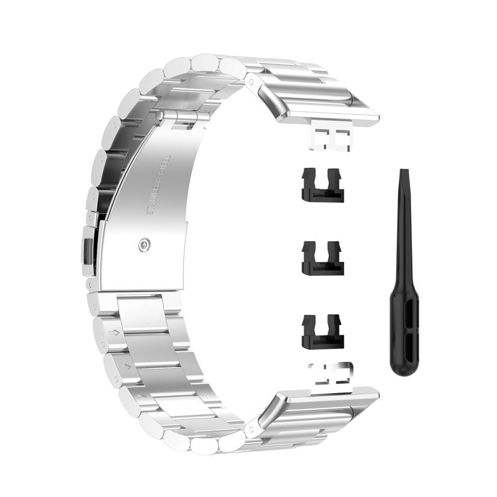 Metalliranneke Huawei Watch Fit hopea