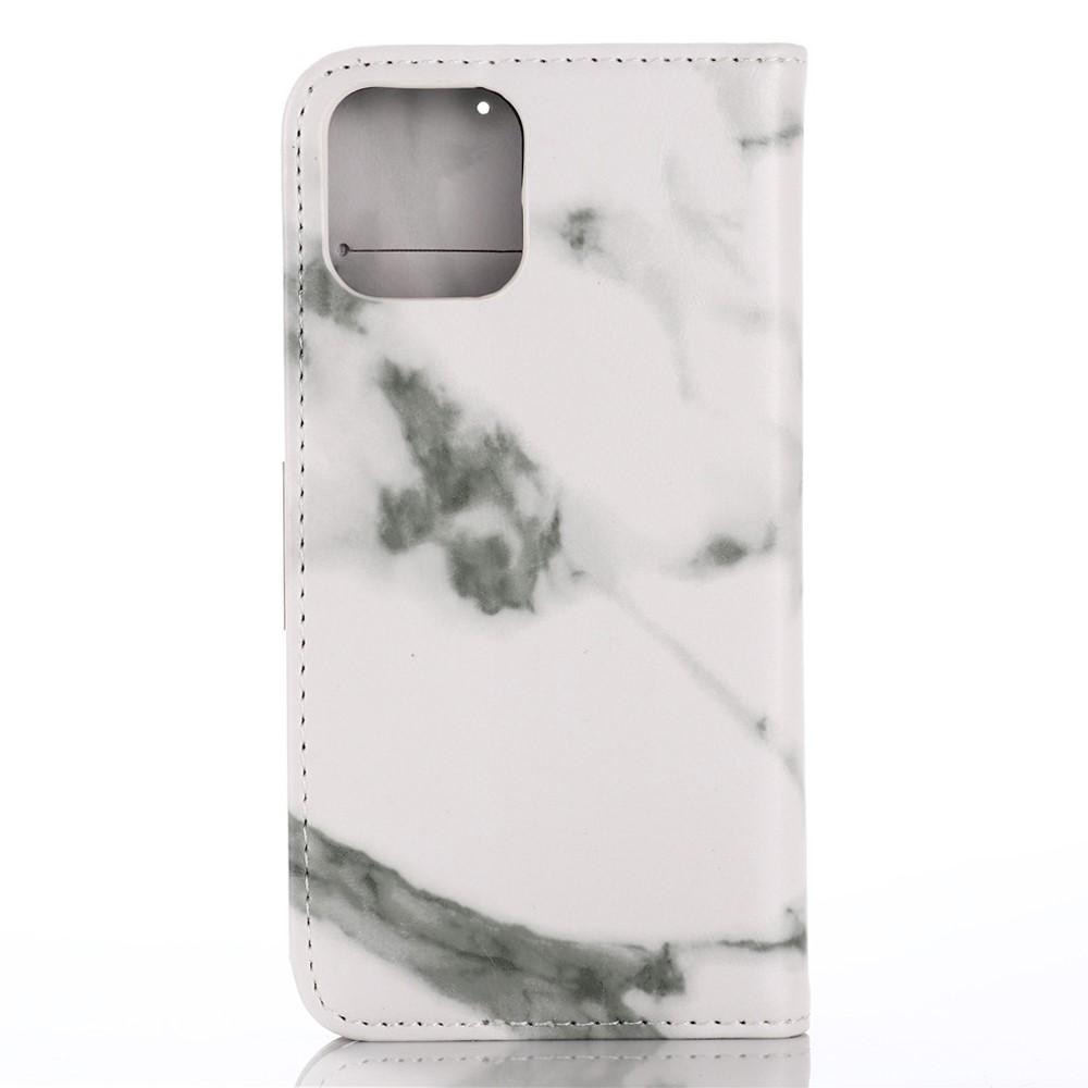 iPhone 12/12 Pro Puhelinkotelo Valkoinen marmori