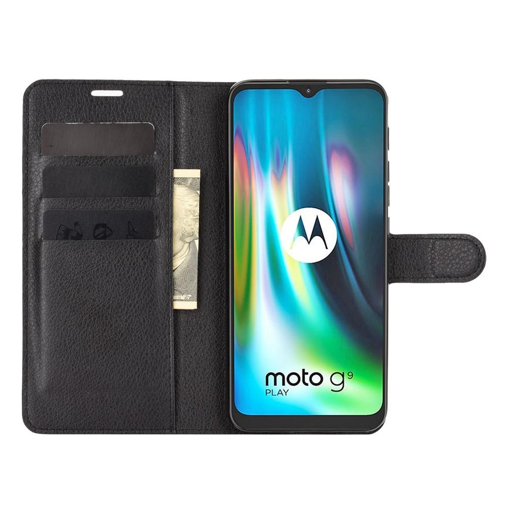 Suojakotelo Motorola Moto G9 Play musta