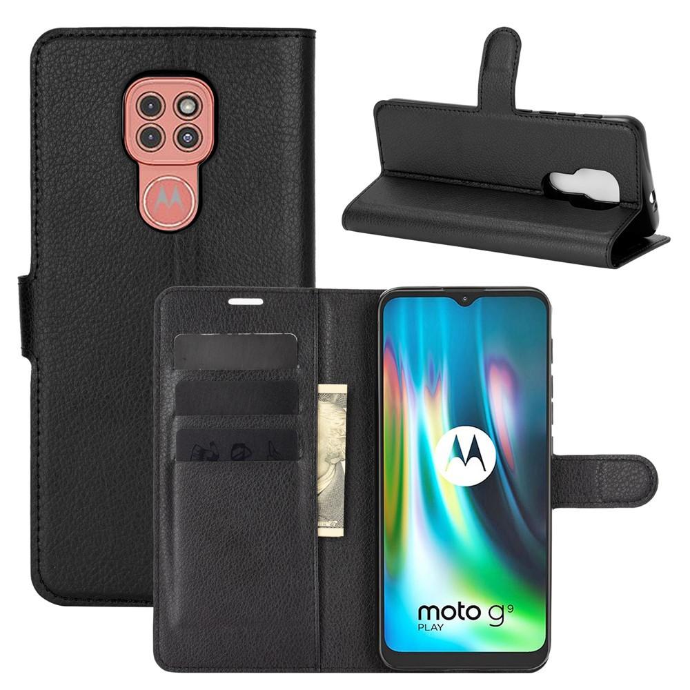 Suojakotelo Motorola Moto G9 Play musta