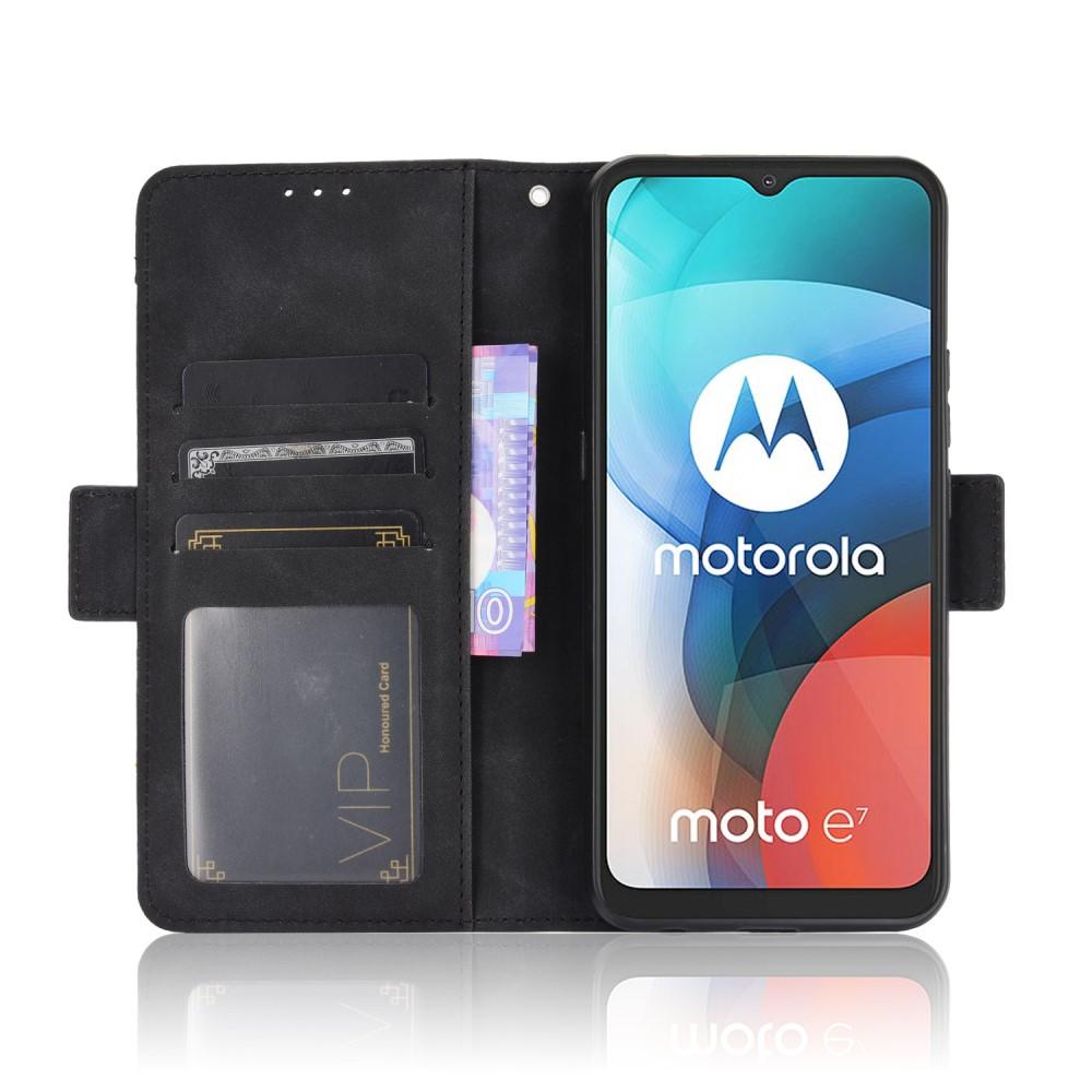 Multi Lompakkokotelo Motorola Moto E7 musta