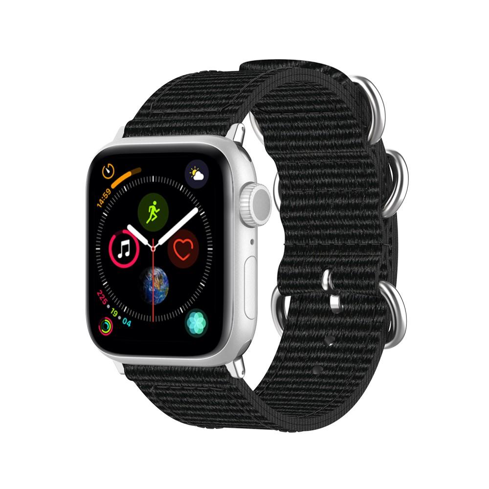 Apple Watch 44mm Natoranneke musta