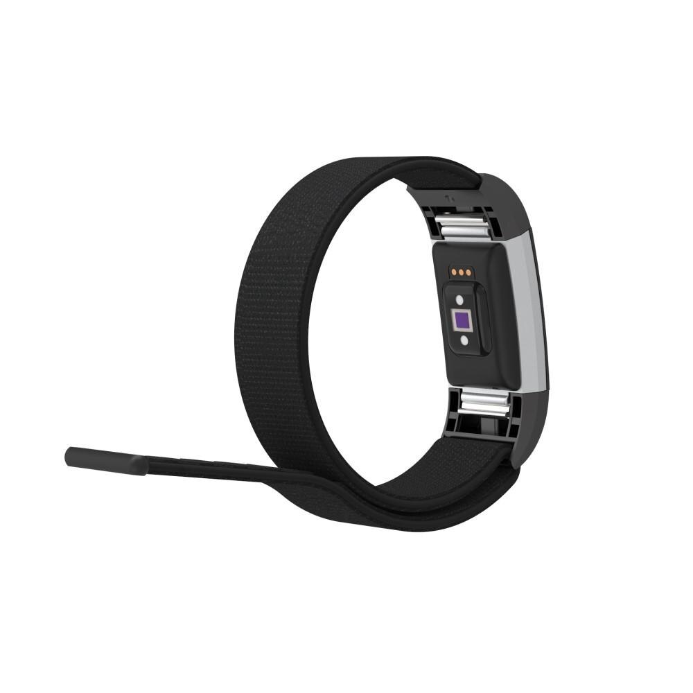 Nailonranneke Fitbit Charge 2 musta