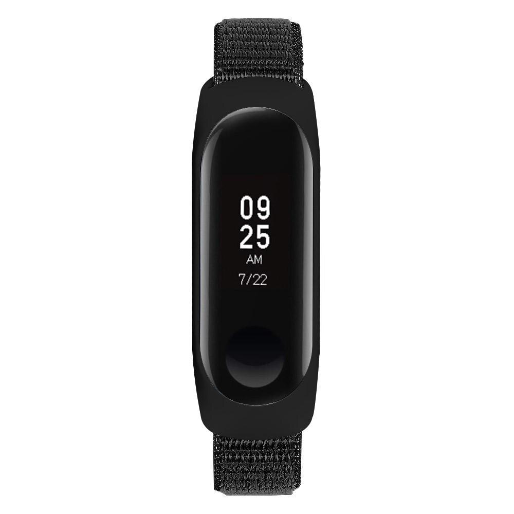 Nailonranneke Xiaomi Mi Band 4/Mi Band 3 Musta