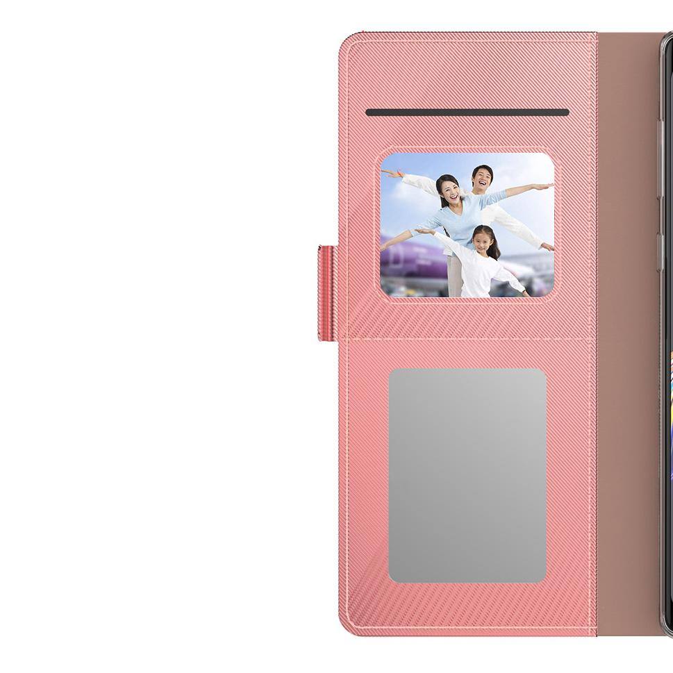 Suojakotelo Peili Galaxy A72 5G Vaaleanpunainen