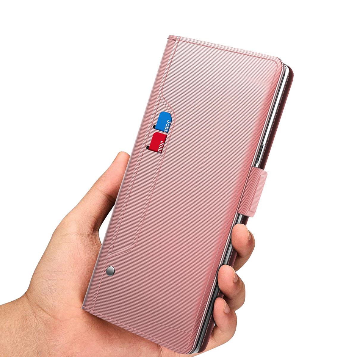 Suojakotelo Peili Galaxy Note 20 Ultra Vaaleanpunainen