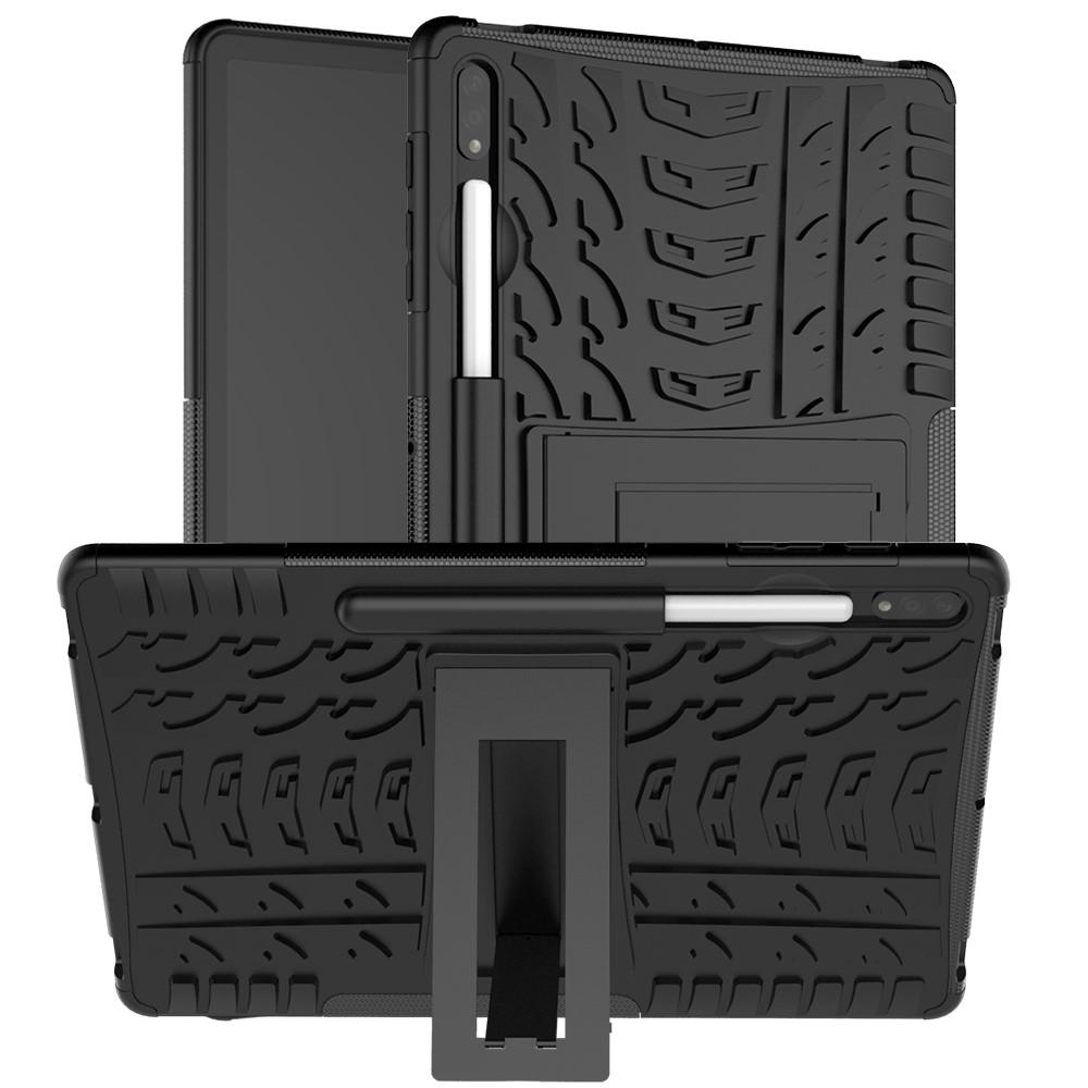 Rugged Case Samsung Galaxy Tab S7 Plus/S8 Plus 12.4 musta