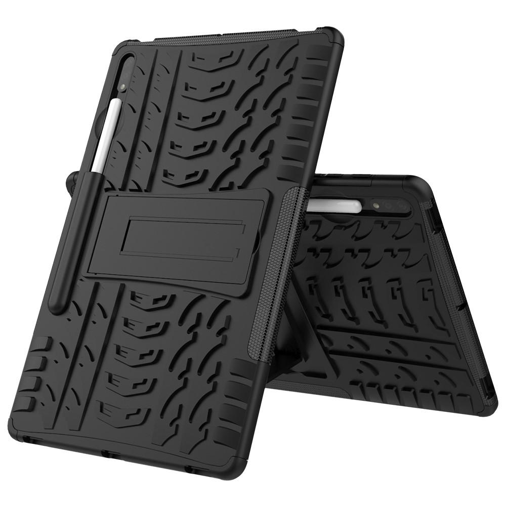 Rugged Case Samsung Galaxy Tab S7 Plus/S8 Plus 12.4 musta