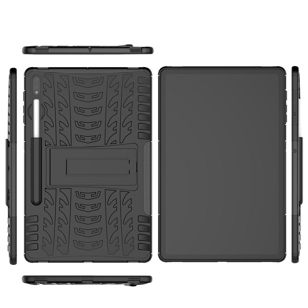 Rugged Case Samsung Galaxy Tab S7 Plus/S8 Plus 12.4 musta