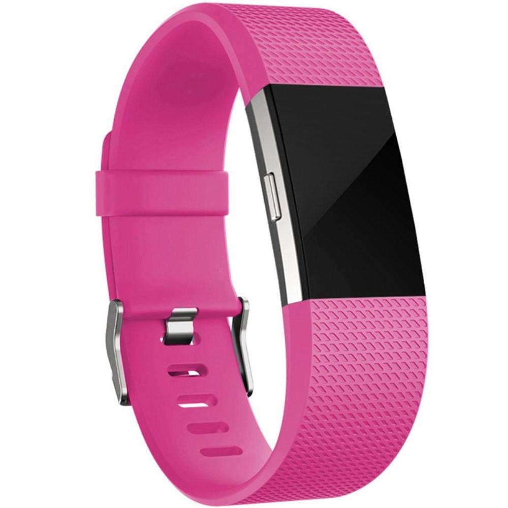 Silikoniranneke Fitbit Charge 2 cerise