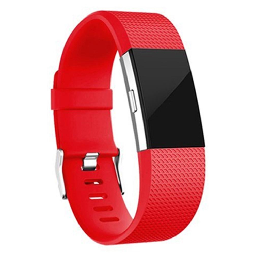 Silikoniranneke Fitbit Charge 2 Punainen