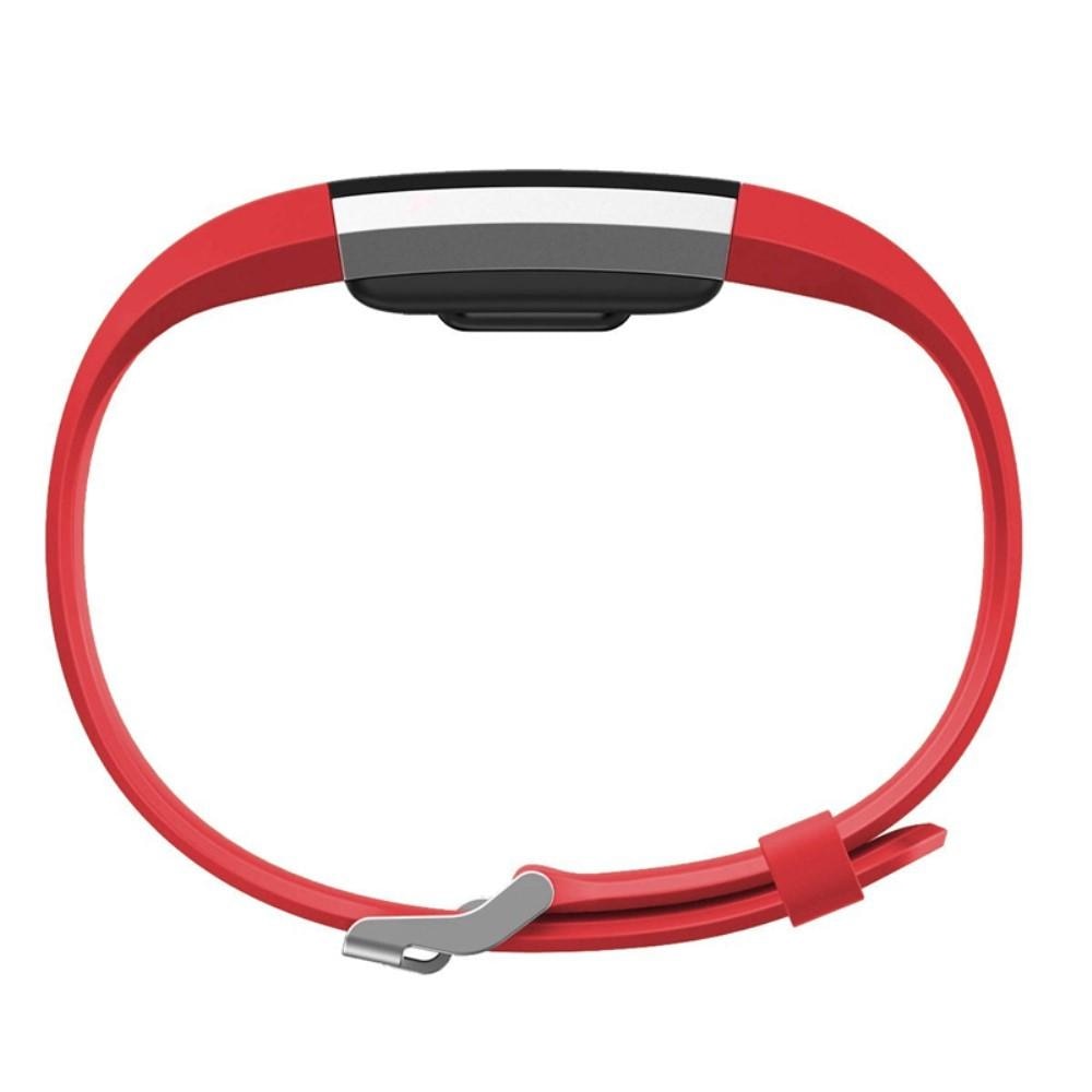 Silikoniranneke Fitbit Charge 2 Punainen
