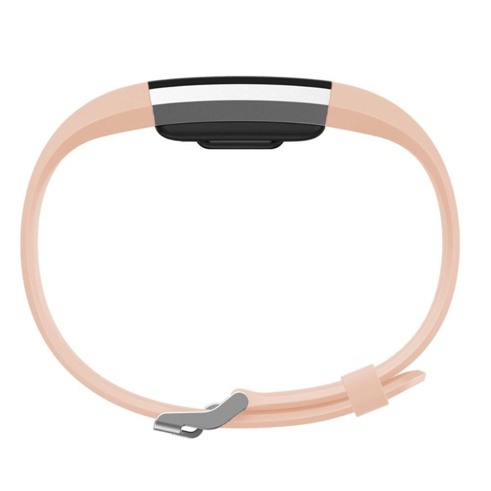 Silikoniranneke Fitbit Charge 2 vaaleanpunainen