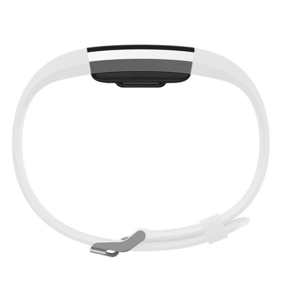Silikoniranneke Fitbit Charge 2 valkoinen