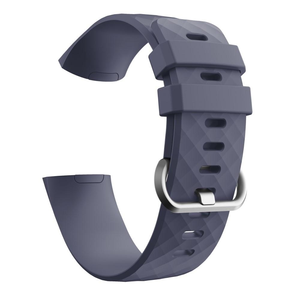 Silikoniranneke Fitbit Charge 3/Charge 4 Liila