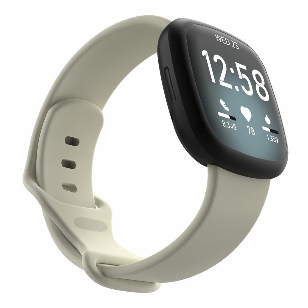 Silikoniranneke Fitbit Versa 3/Sense beige (Small)