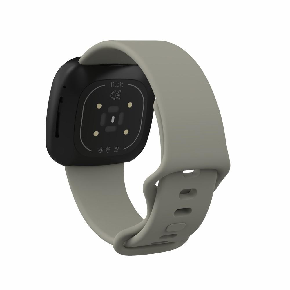 Silikoniranneke Fitbit Versa 3/Sense harmaa (Small)