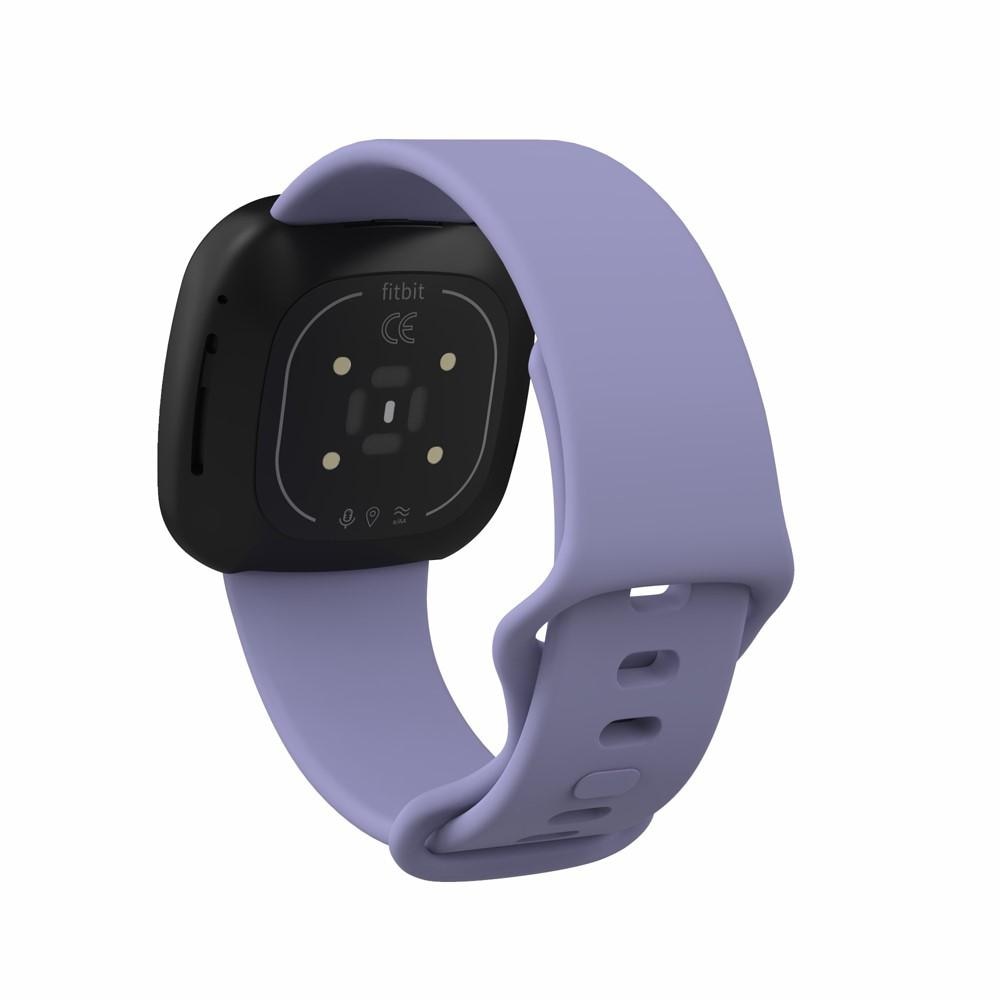 Silikoniranneke Fitbit Versa 3/Sense liila (Small)