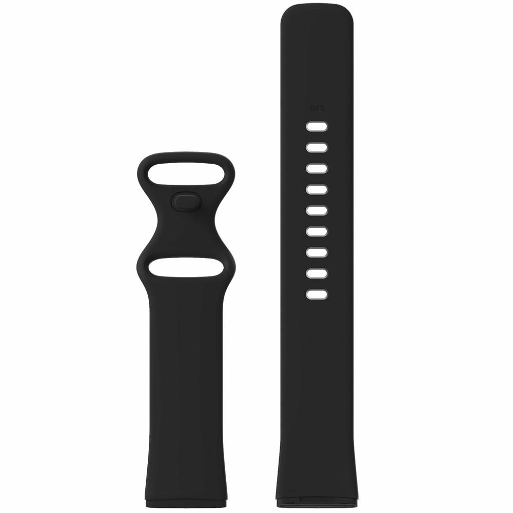 Silikoniranneke Fitbit Versa 3/Sense musta (Small)