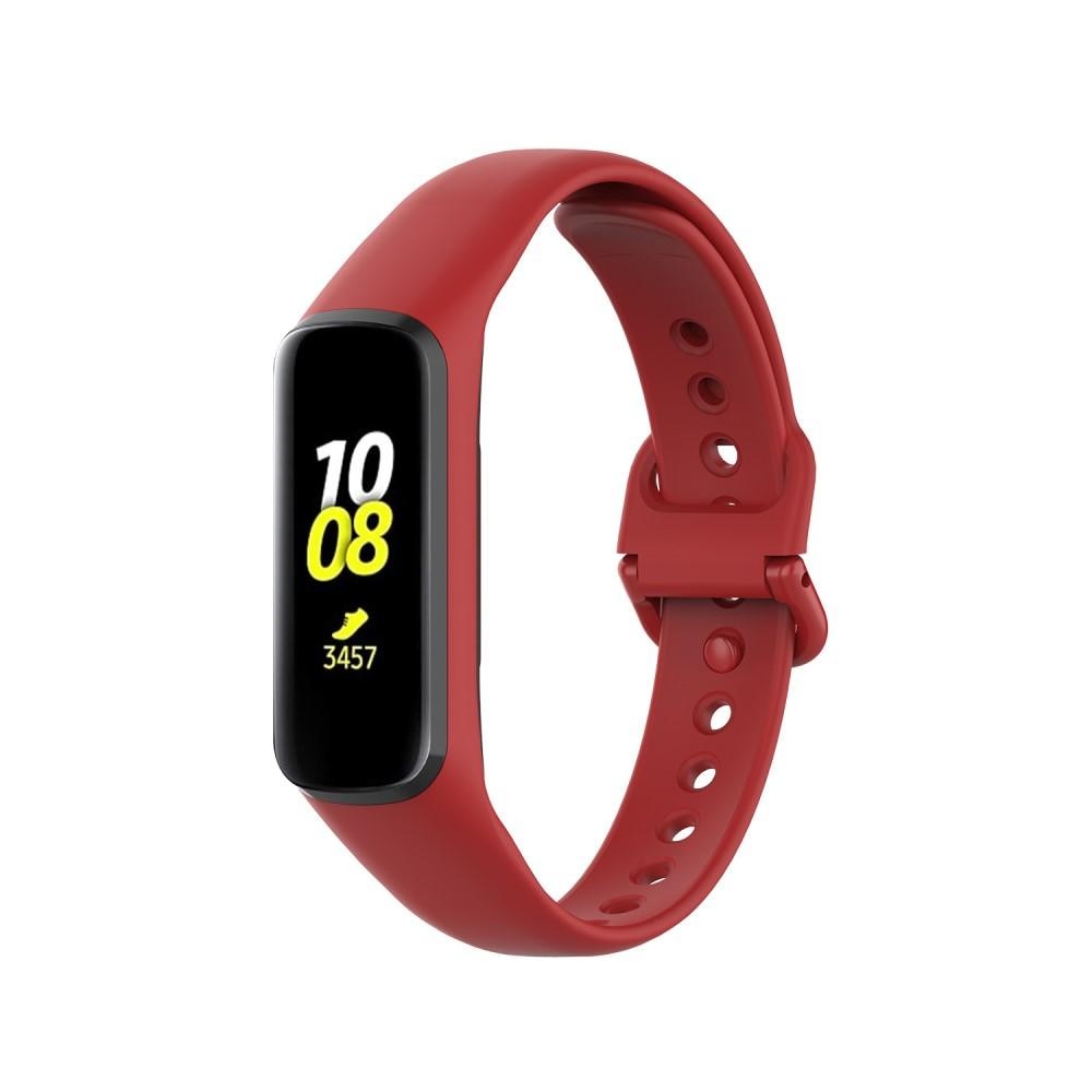 Silikoniranneke Samsung Galaxy Fit 2 punainen