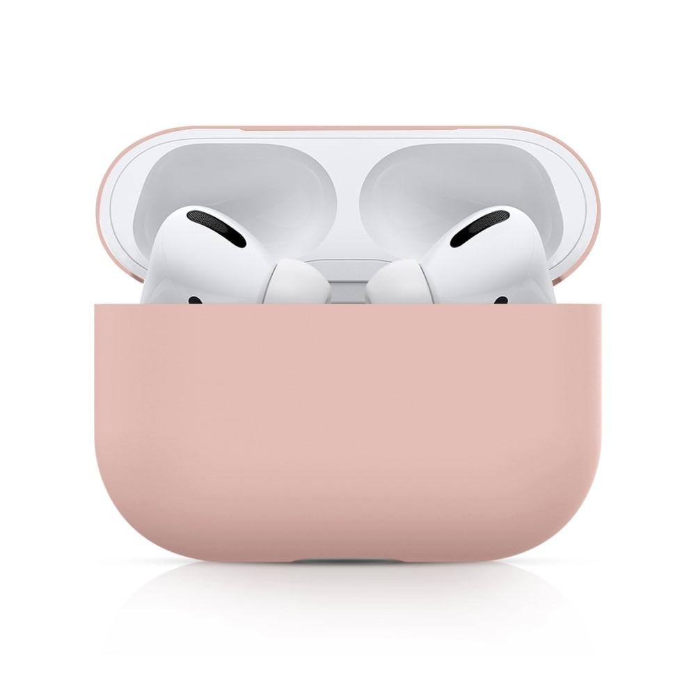 Silikonikotelo Apple AirPods Pro vaaleanpunainen