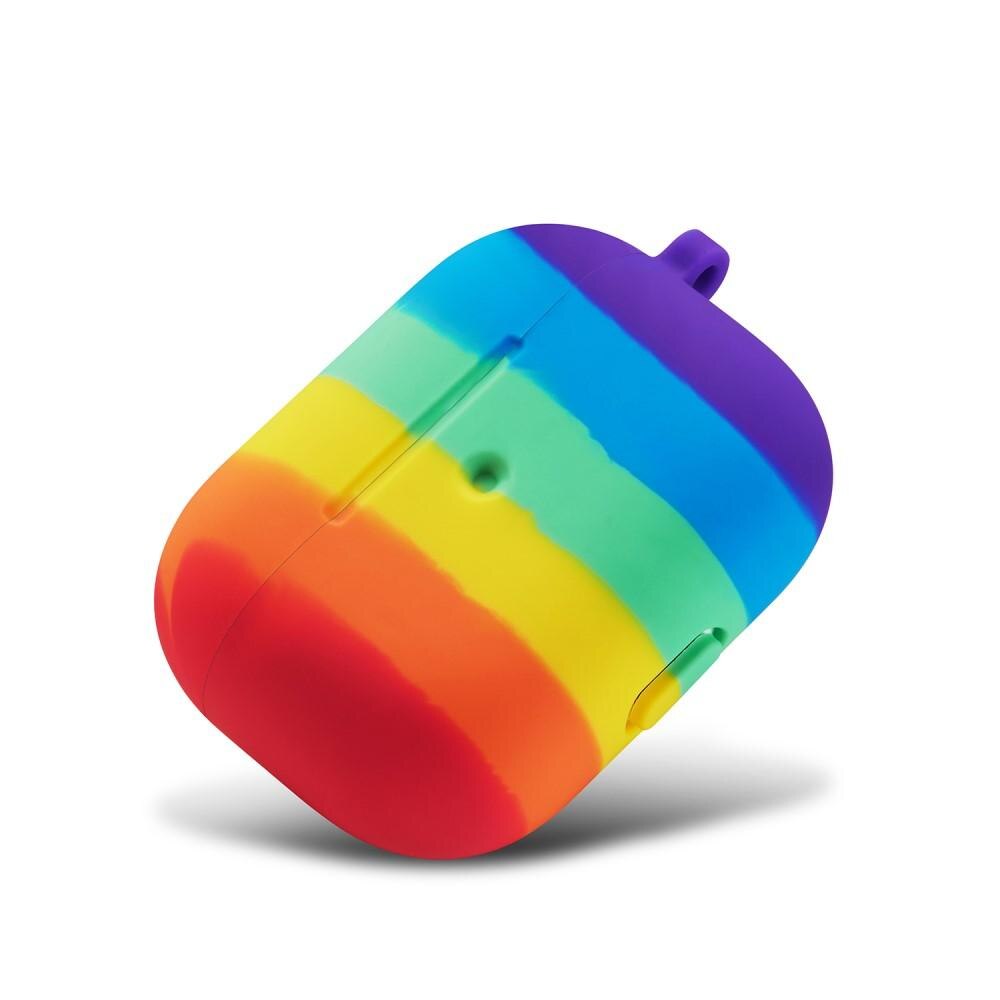 Silikonikotelo Apple AirPods Pro rainbow