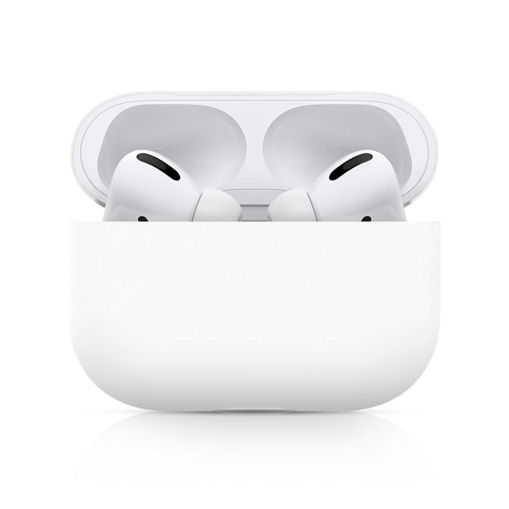 Silikonikotelo Apple AirPods Pro valkoinen