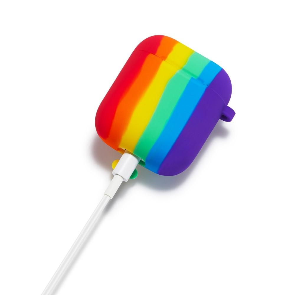 Silikonikotelo Apple AirPods rainbow