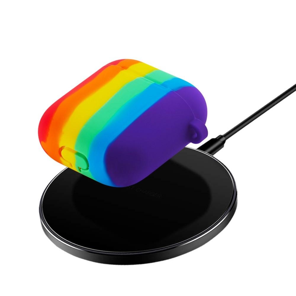 Silikonikotelo Apple AirPods rainbow