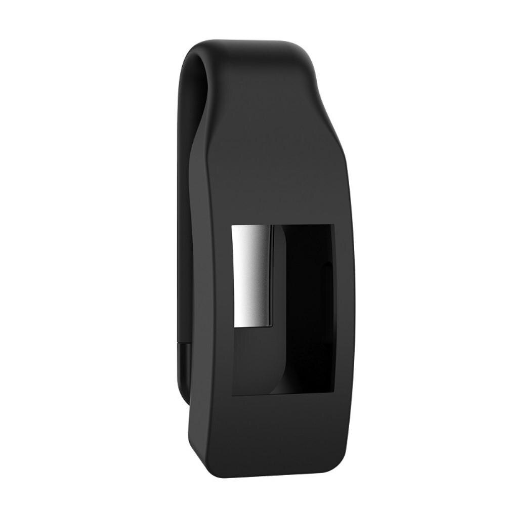 Fitbit Inspire/Inspire 2 Silikonipidike/clip Musta