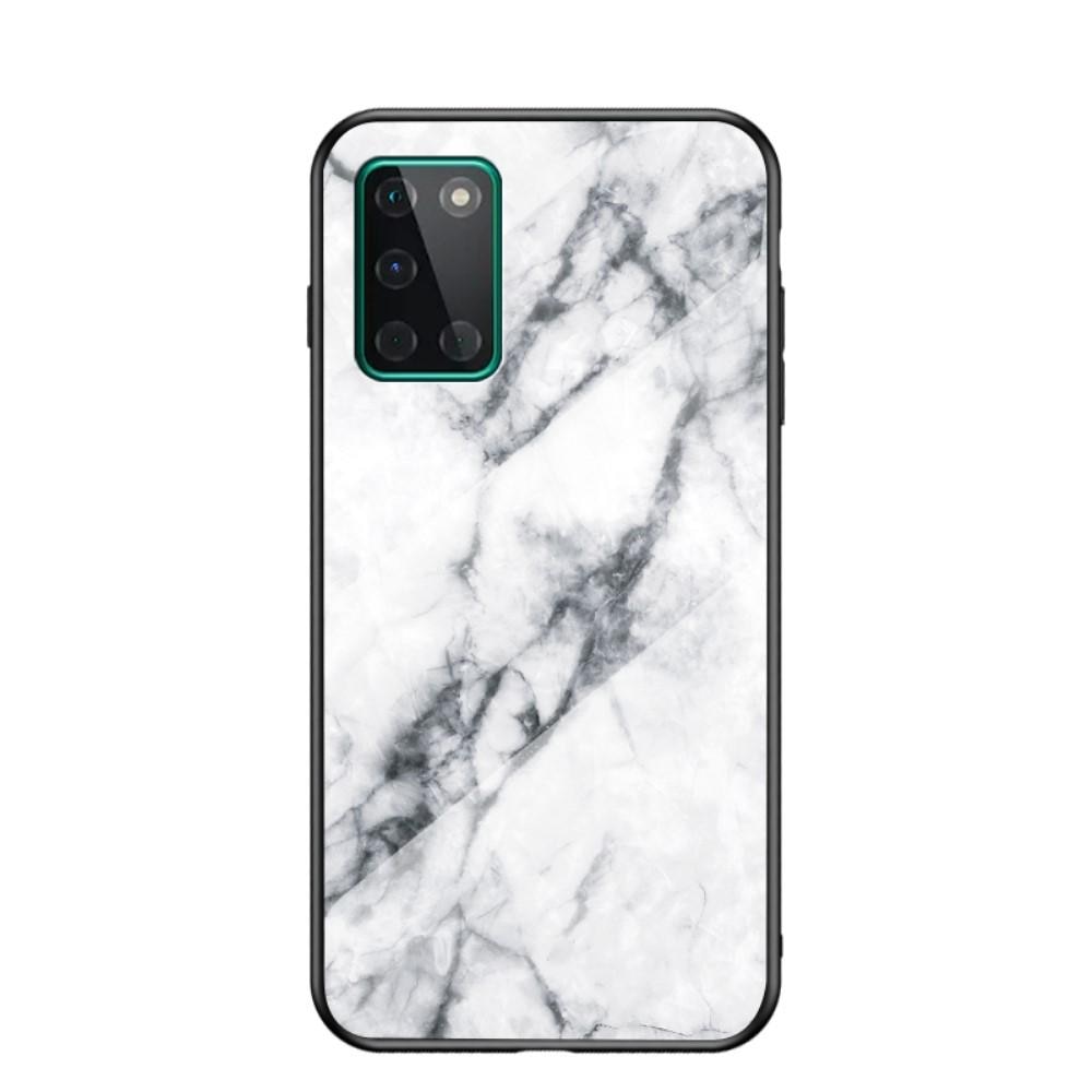 Panssarilasi Kuori OnePlus 8T valkoinen marmori