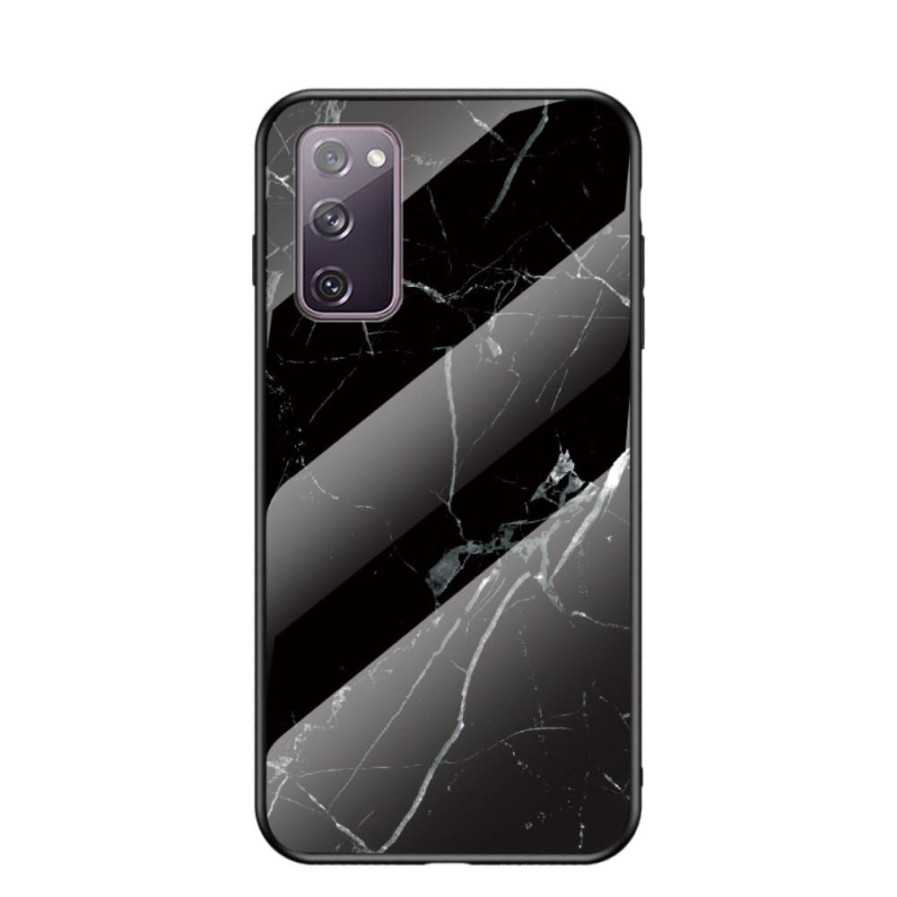 Panssarilasi Kuori Samsung Galaxy S20 FE musta marmori