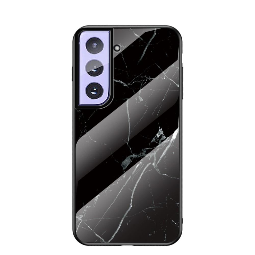 Panssarilasi Kuori Samsung Galaxy S21 musta marmori