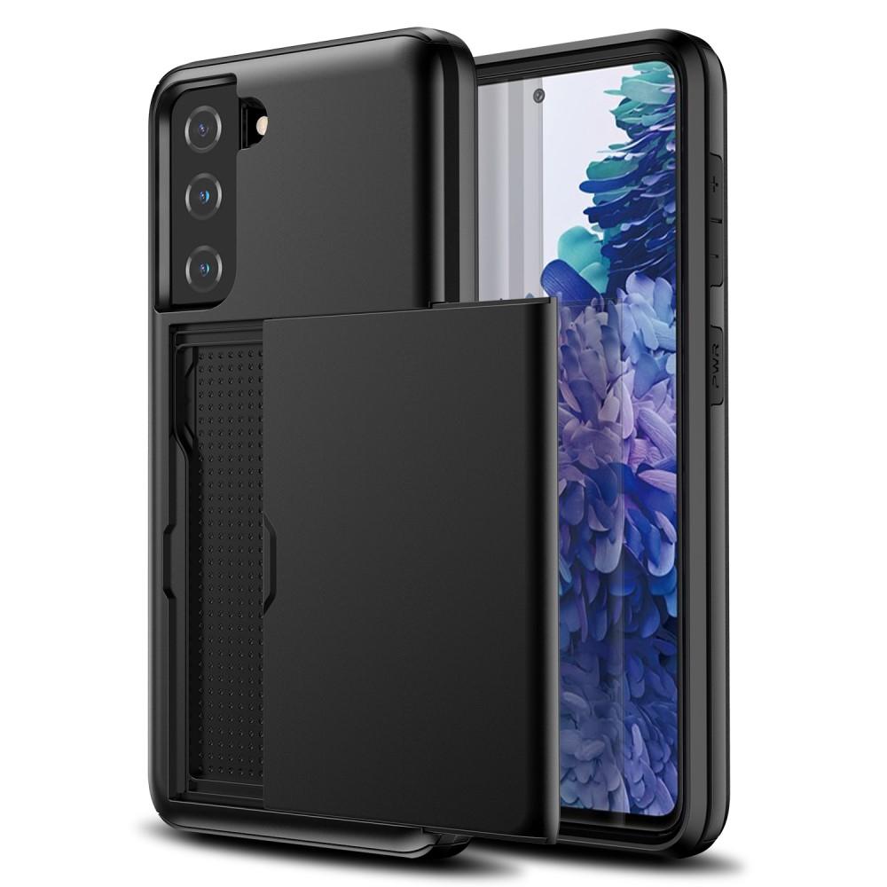 Case Cardslot Samsung Galaxy S21 Plus Musta