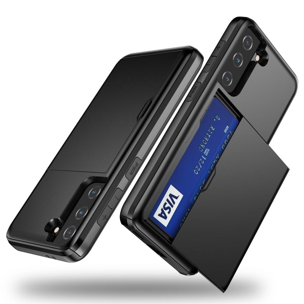 Case Cardslot Samsung Galaxy S21 Plus Musta