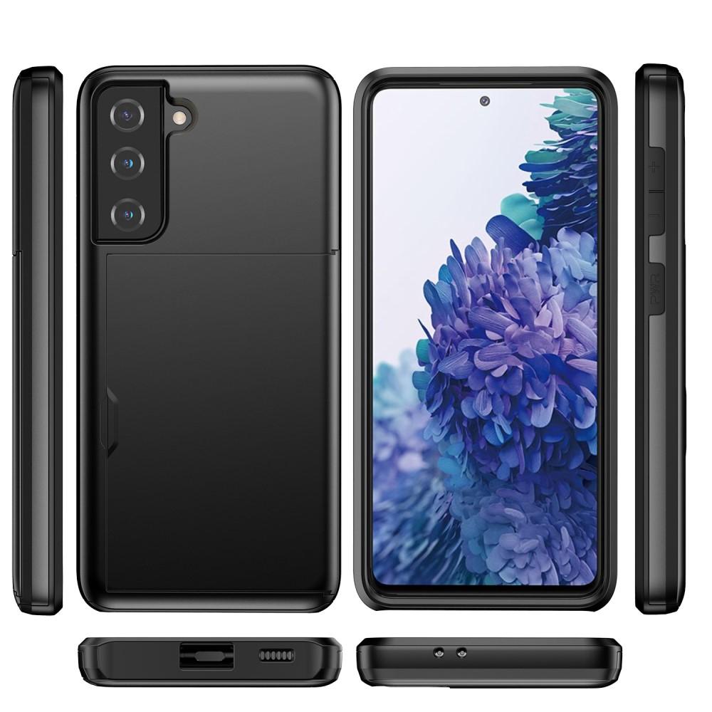 Case Cardslot Samsung Galaxy S21 Plus Musta
