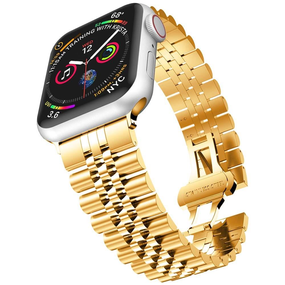 Apple Watch 45mm Series 7 Stainless Steel Bracelet kulta