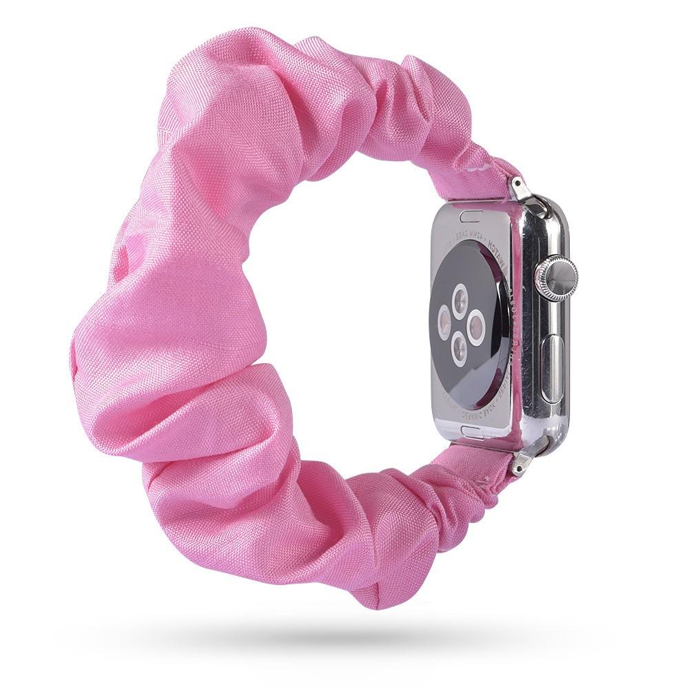 Apple Watch 38/40/41 mm Scrunchie ranneke Vaaleanpunainen