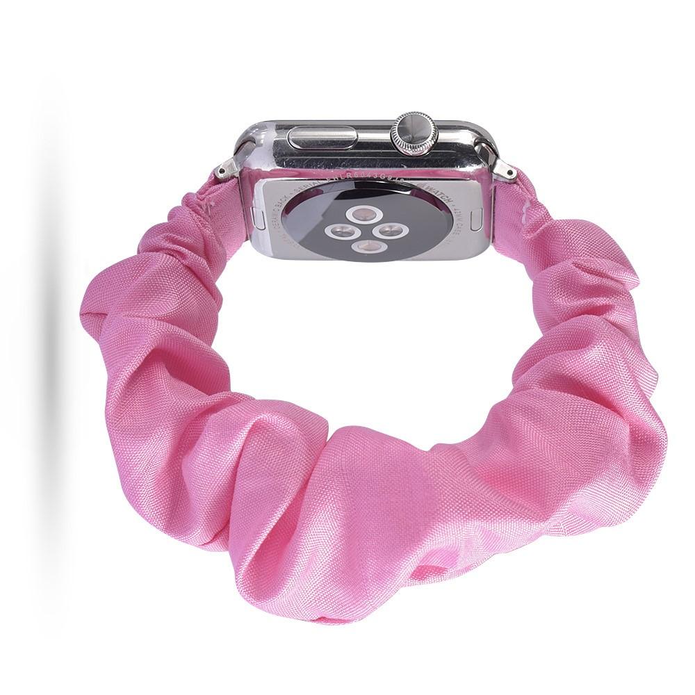 Apple Watch 38/40/41 mm Scrunchie ranneke Vaaleanpunainen