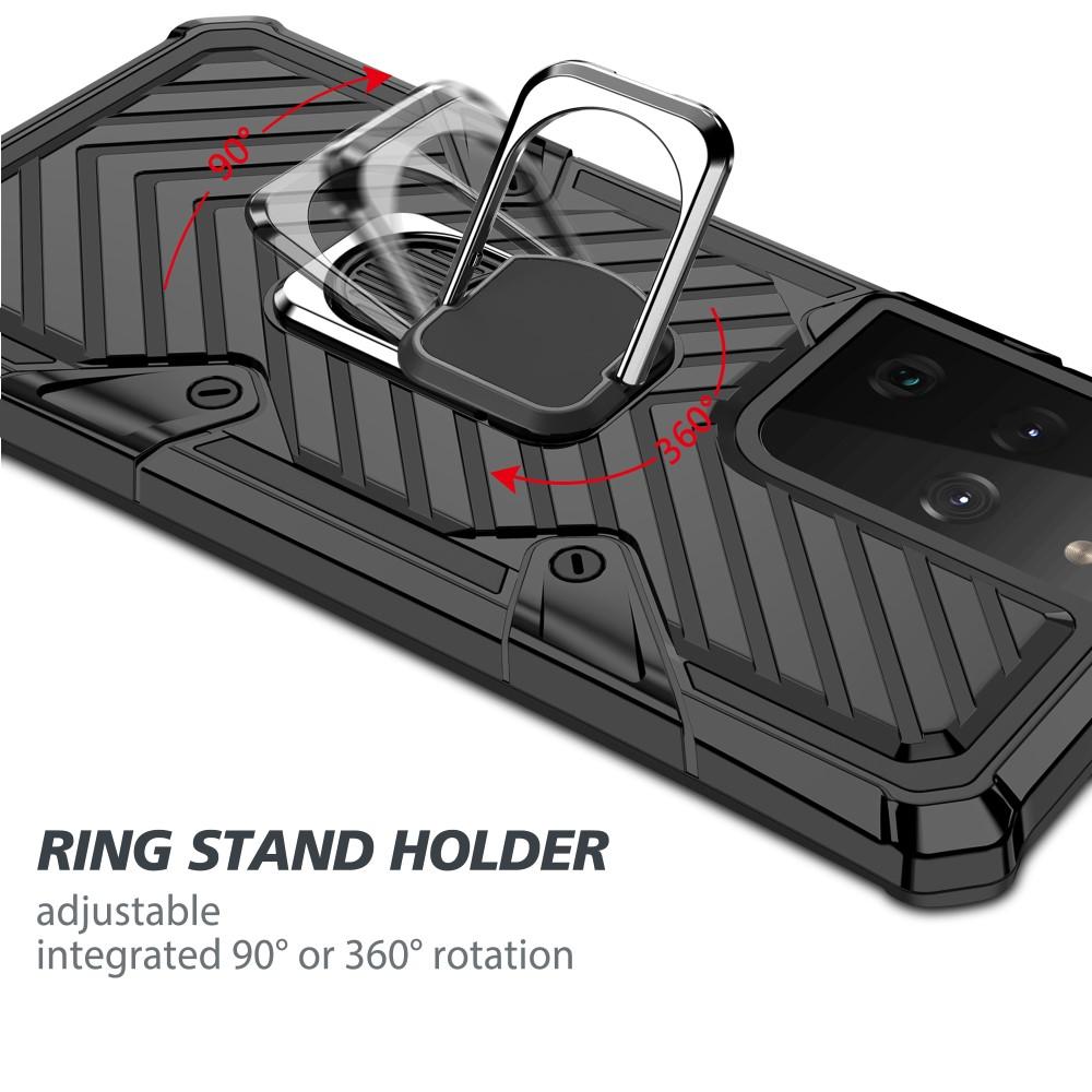 Tough Ring Case Samsung Galaxy S21 Ultra musta