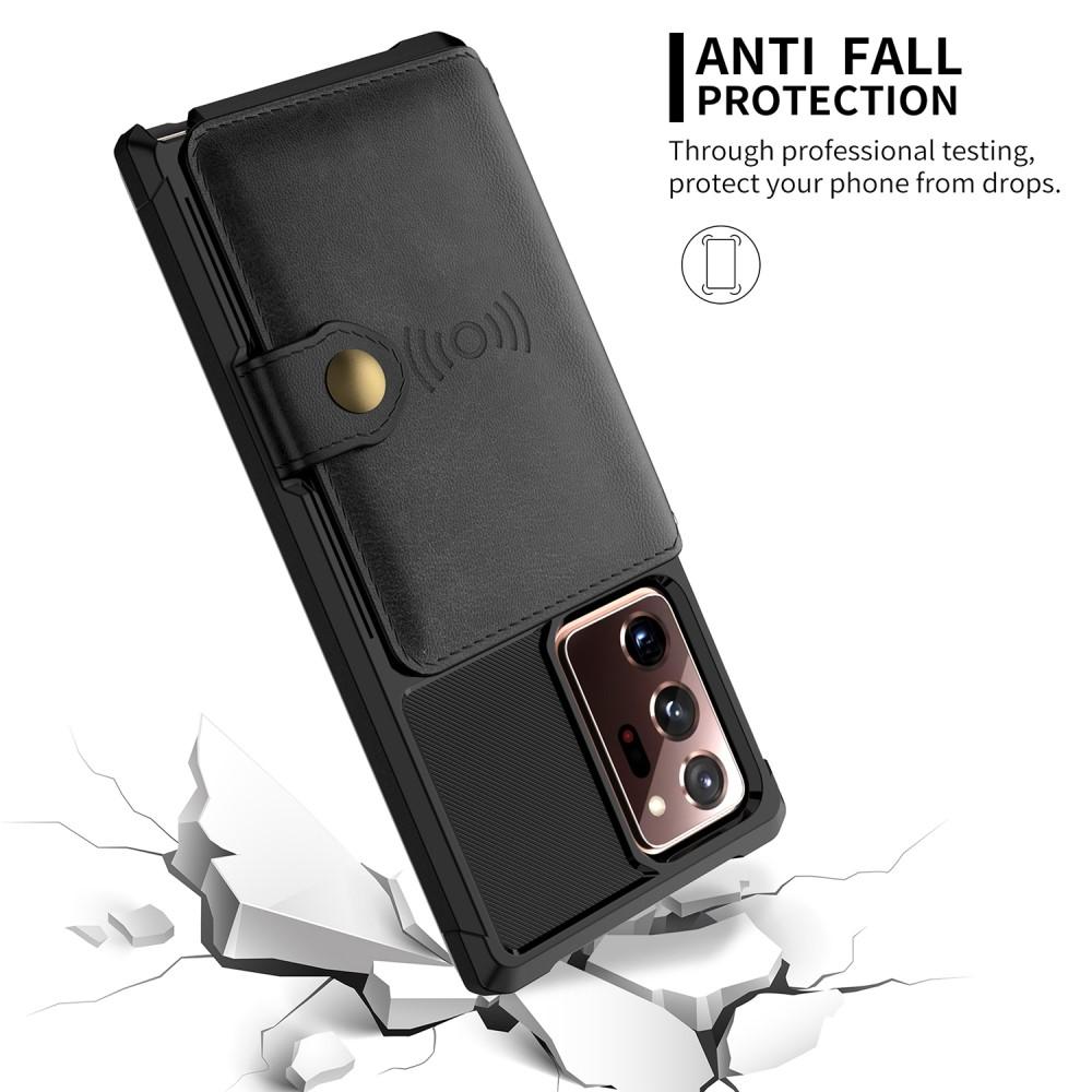 Tough Multi-slot Case Galaxy Note 20 Ultra musta