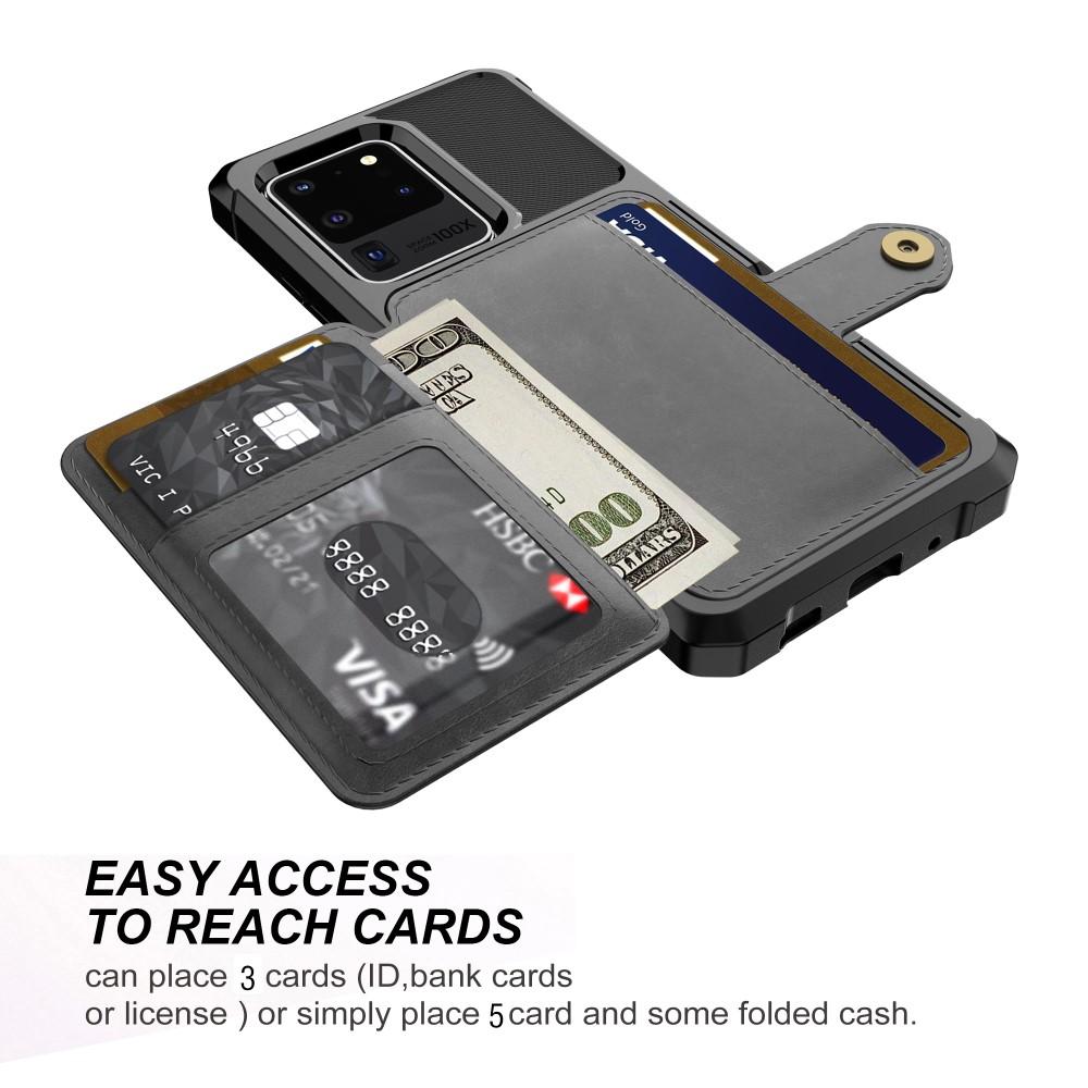 Tough Multi-slot Case Galaxy S20 Ultra musta